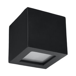 Sollux Lighting Wandlamp keramiek LEO zwart