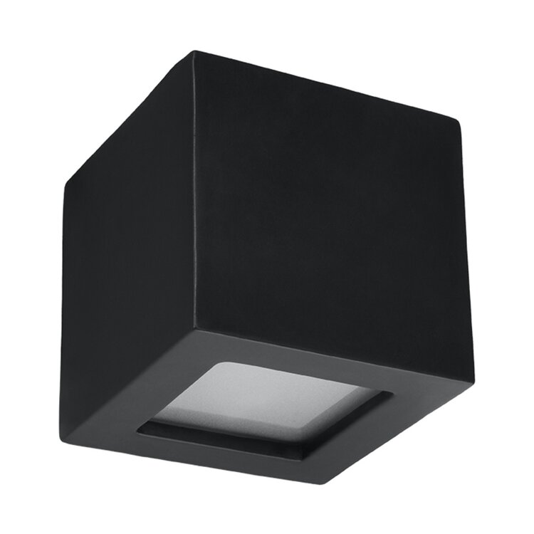Sollux Lighting Wandleuchte Keramik LEO schwarz