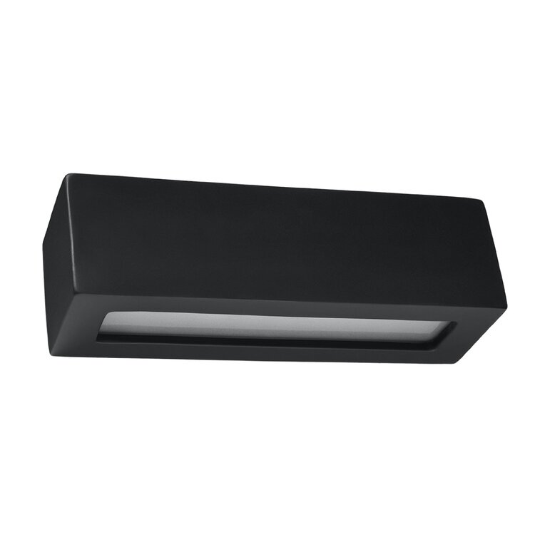 Sollux Lighting Wandlamp keramiek VEGA zwart