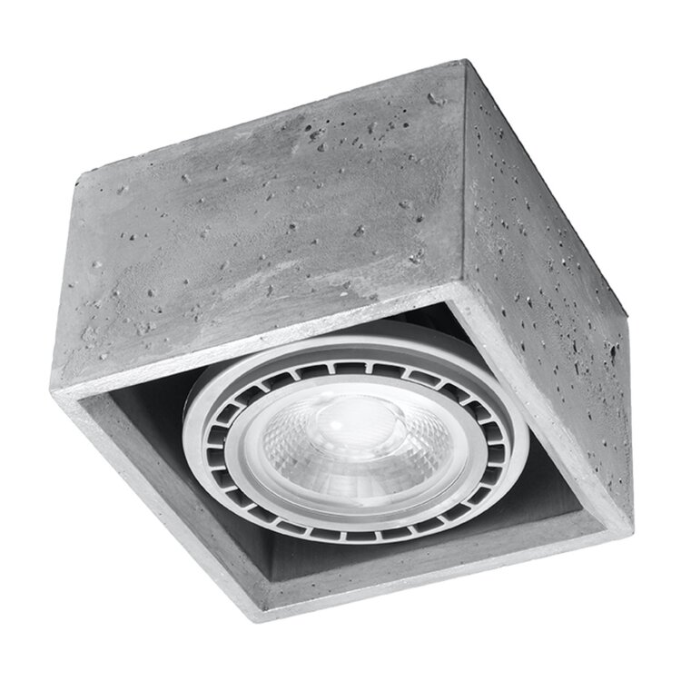 Sollux Lighting Deckenleuchte QUATRO 1 Beton