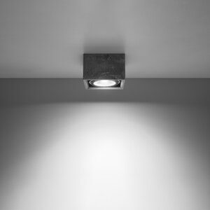 Sollux Lighting Ceiling lamp QUATRO 1 concrete