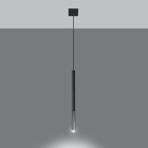 Sollux Lighting Pendant lamp MOZAICA 1 black/chrome