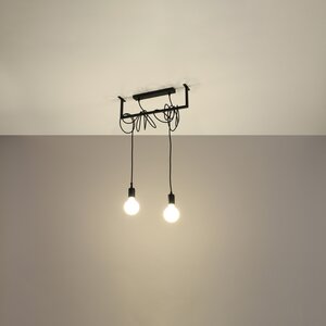 Sollux Lighting Kroonluchter SALAMANCA 2 zwart