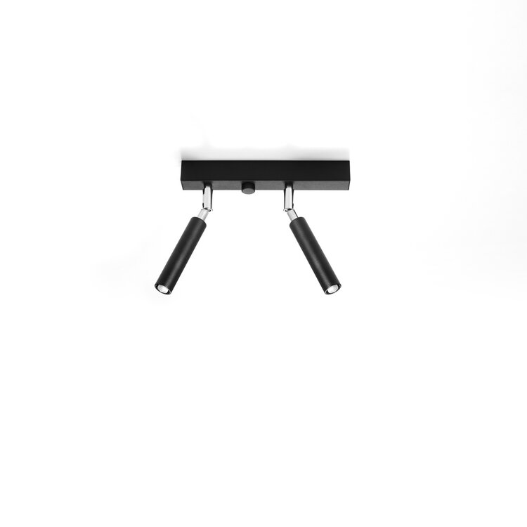Sollux Lighting Plafondlamp EYETECH 2 zwart