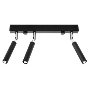 Sollux Lighting Deckenleuchte EYETECH 3 schwarz