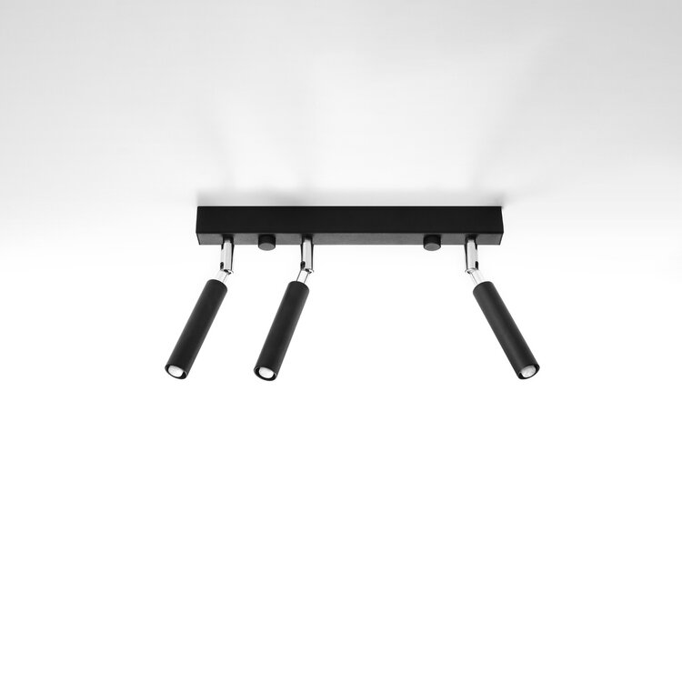 Sollux Lighting Ceiling lamp EYETECH 3 black