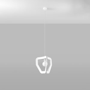 Sollux Lighting Hanglamp TRES wit