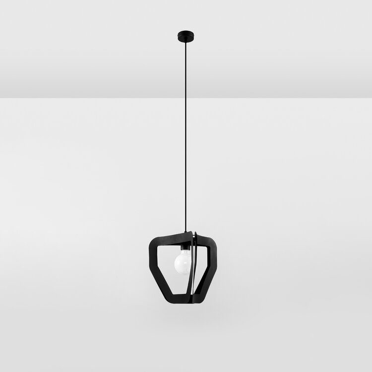 Sollux Lighting Pendant lamp TRES black
