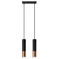Hanglamp LOOPEZ 2 zwart/koper