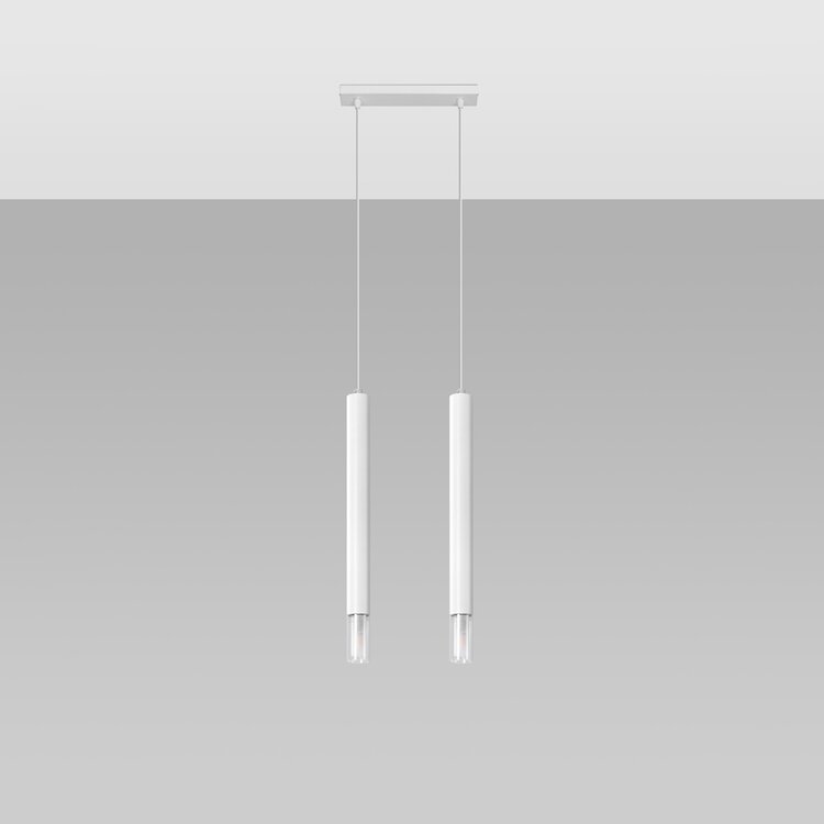 Sollux Lighting Pendant lamp WEZYR 2 white