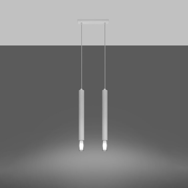 Sollux Lighting Hängeleuchte WEZYR 2 weiß