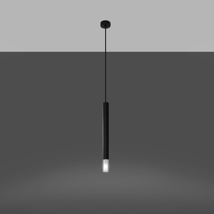 Sollux Lighting Pendant lamp WEZYR 1 black