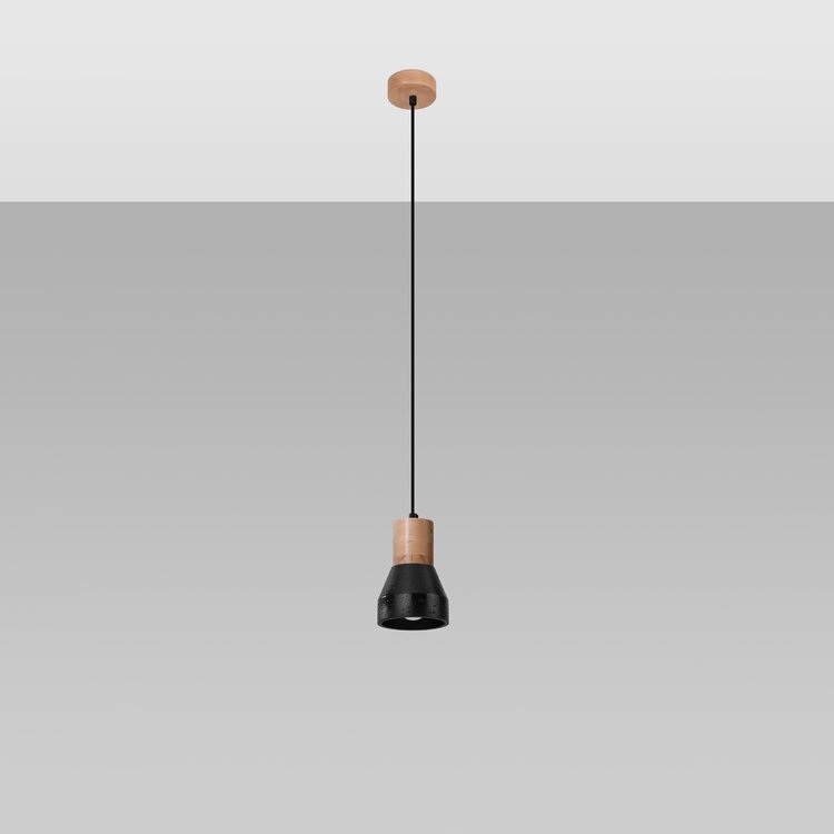 Sollux Lighting Hängeleuchte QUBIC schwarz