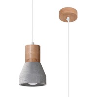 Pendant lamp QUBIC grey