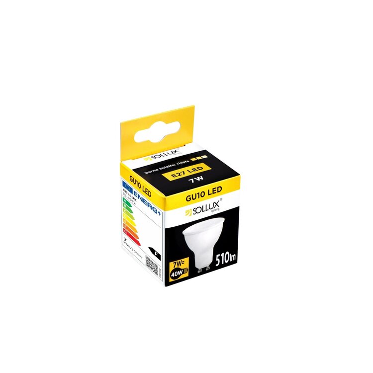 Sollux Lighting LED lamp GU10 3000K 7W 510lm