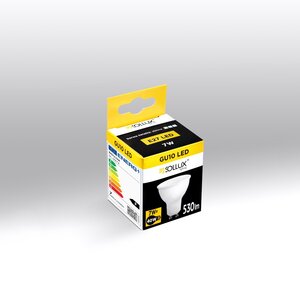 Sollux Lighting LED-Glühbirne GU10 4000K 7W 530lm