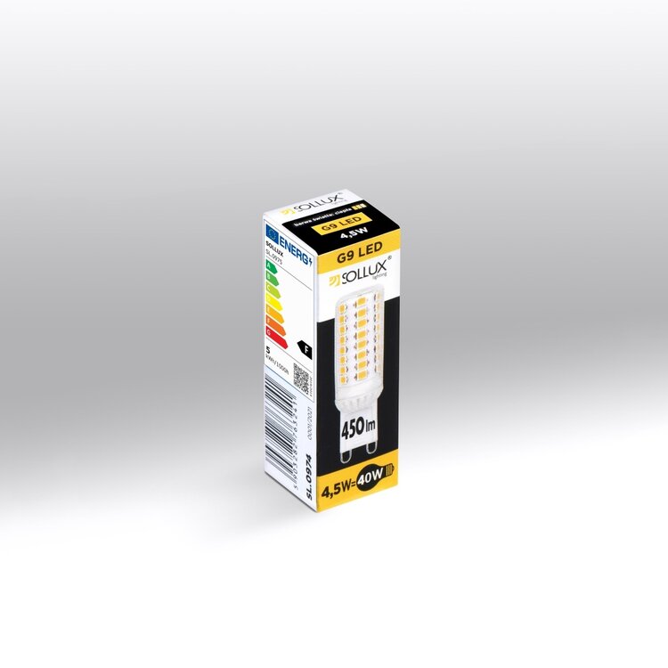 Sollux Lighting LED bulb G9 3000K 4,5W 450lm