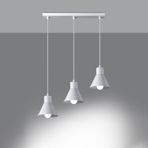 Sollux Lighting Hanglamp TALEJA 3 wit [E27]