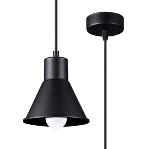 Sollux Lighting Hanglamp TALEJA 1 zwart [E27]