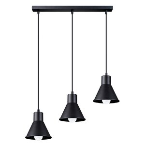 Sollux Lighting Hängeleuchte TALEJA 3 schwarz [E27]