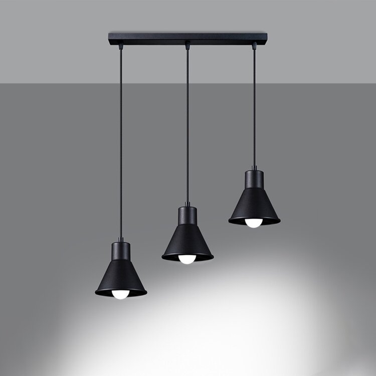 Sollux Lighting Pendant lamp TALEJA 3 black [E27]