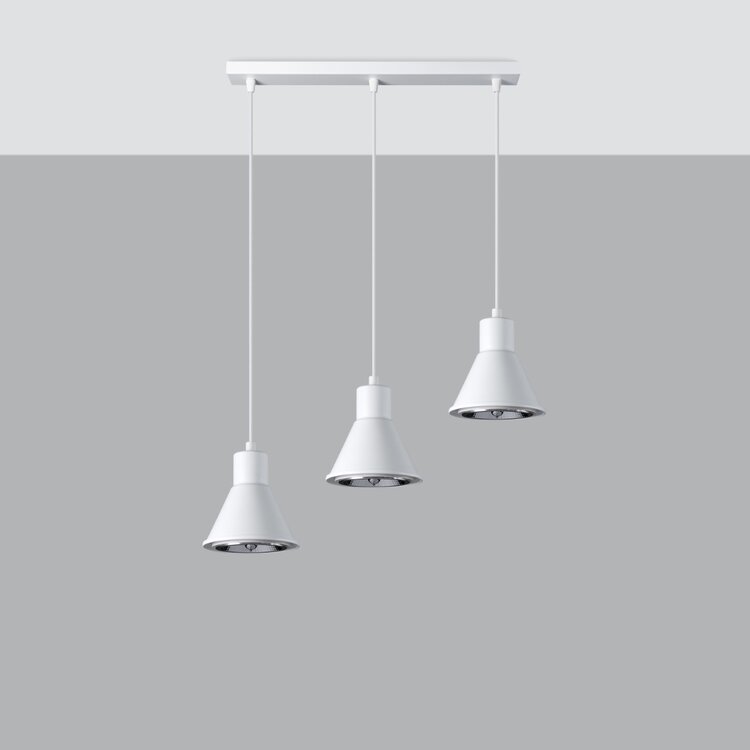 Sollux Lighting Pendant lamp TALEJA 3 white [ES111]