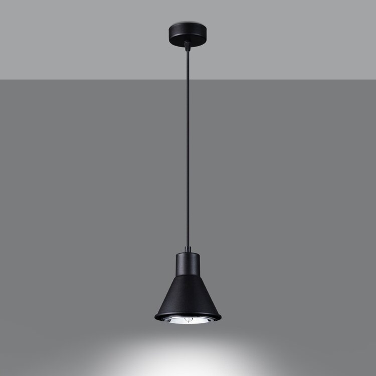 Sollux Lighting Hanglamp TALEJA 1 zwart [ES111]