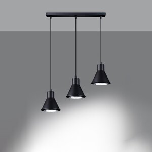 Sollux Lighting Hängeleuchte TALEJA 3 schwarz [ES111]
