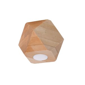 Sollux Lighting Ceiling lamp WOODY 1 natural wood