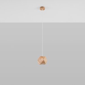Sollux Lighting Pendant lamp WOODY natural wood