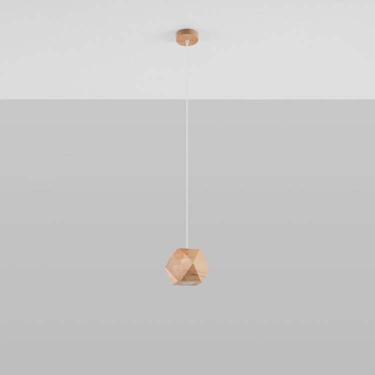 Sollux Lighting Pendant lamp WOODY natural wood