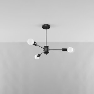 Sollux Lighting Kroonluchter LANGO 3 zwart