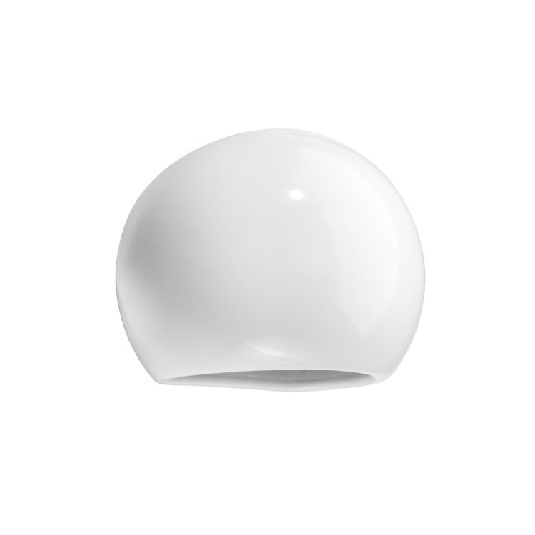 Sollux Lighting Gelakte wandlamp GLOBE wit glans