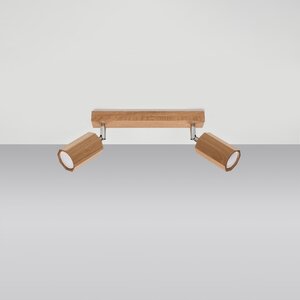 Sollux Lighting Deckenleuchte ZEKE 2 Eiche
