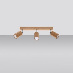Sollux Lighting Ceiling lamp ZEKE 3 oak