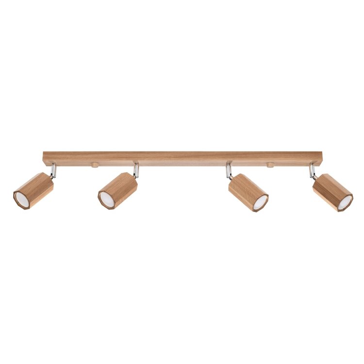 Sollux Lighting Deckenleuchte ZEKE 4 Eiche