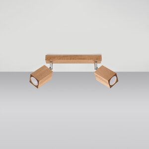 Sollux Lighting Deckenleuchte KEKE 2 Eiche