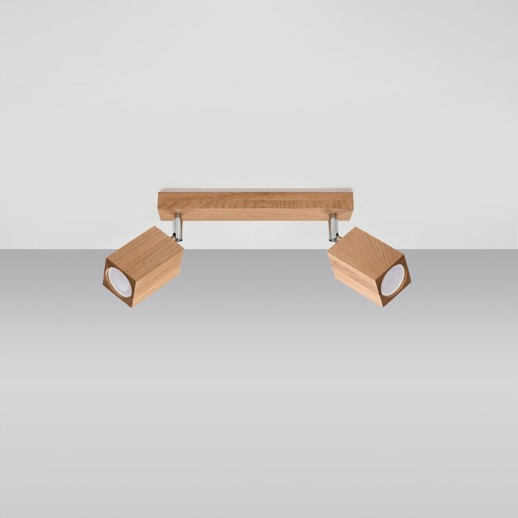 Sollux Lighting Deckenleuchte KEKE 2 Eiche
