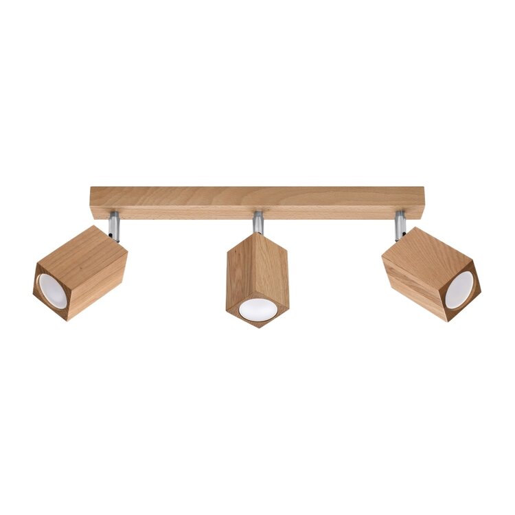 Sollux Lighting Ceiling lamp KEKE 3 oak
