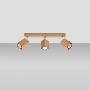 Sollux Lighting Deckenleuchte KEKE 3 Eiche