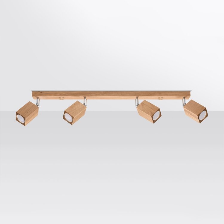 Sollux Lighting Ceiling lamp KEKE 4 oak