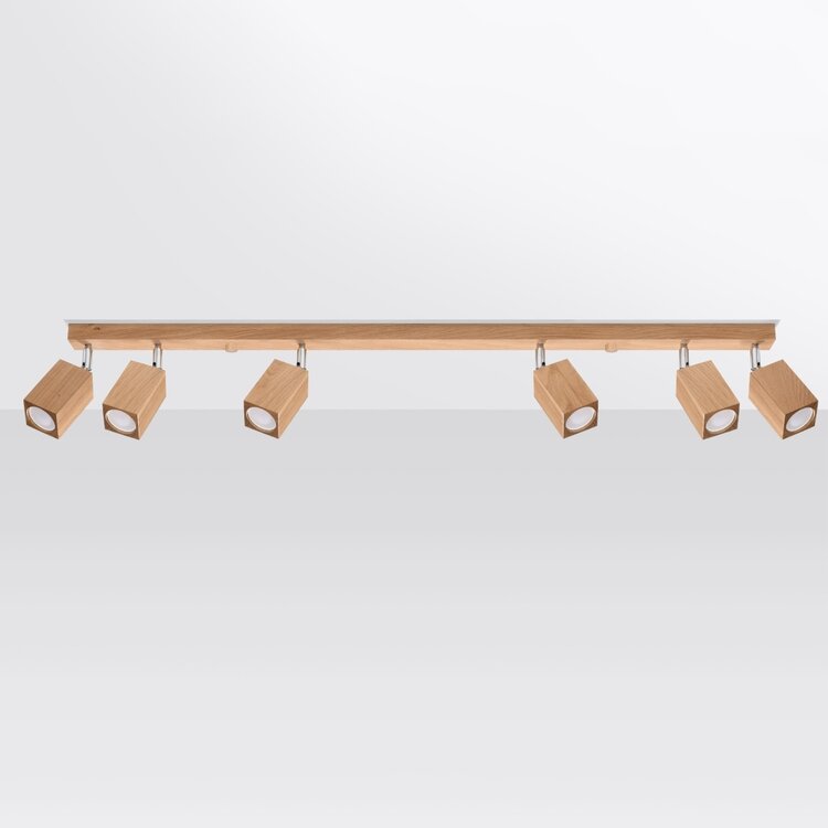 Sollux Lighting Ceiling lamp KEKE 6 oak