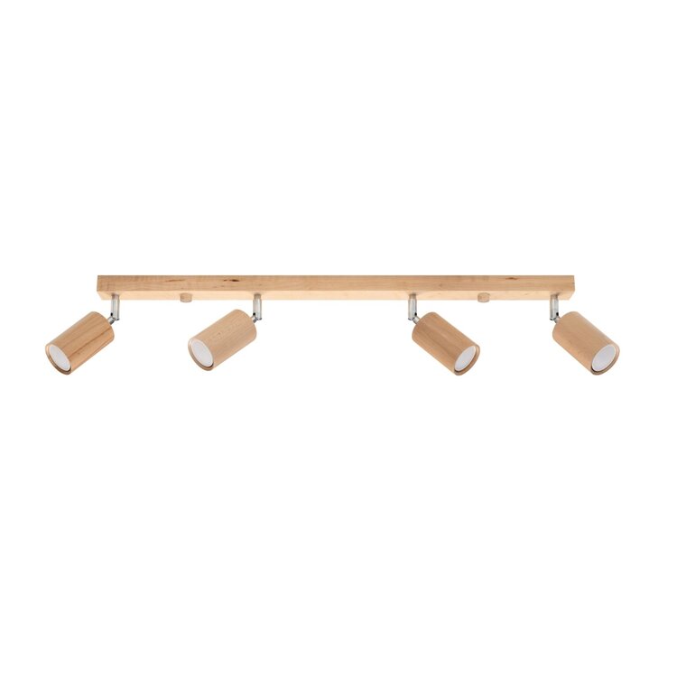 Sollux Lighting Ceiling lamp BERG 4 natural wood