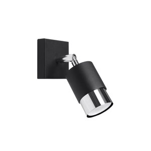 Sollux Lighting Wall lamp NERO black/chrome