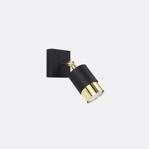 Sollux Lighting Wall lamp NERO black/golden