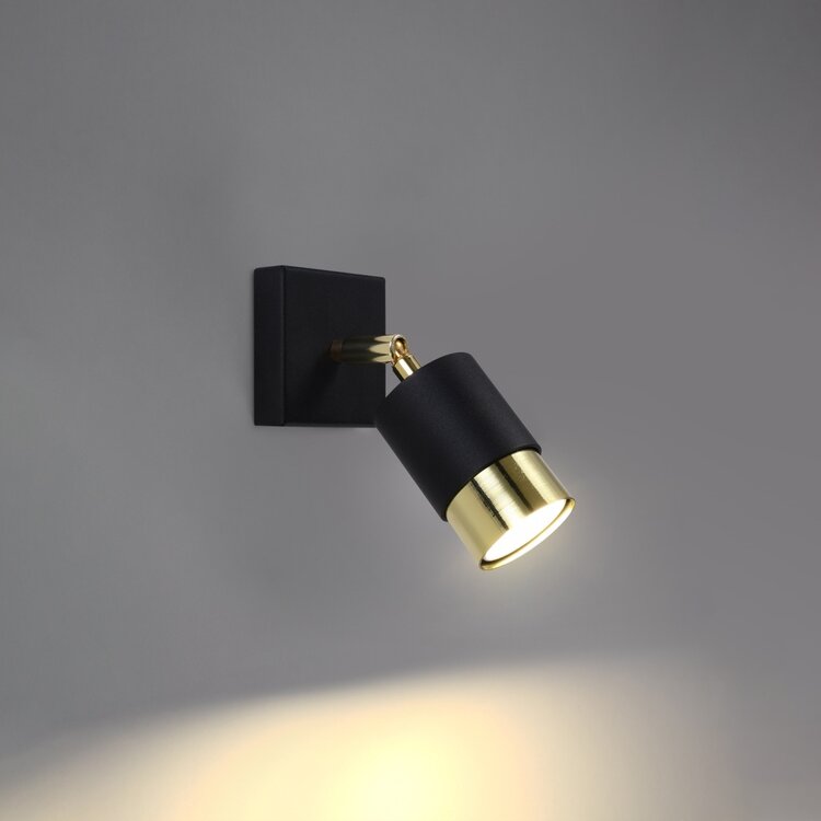 Sollux Lighting Wall lamp NERO black/golden