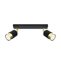 Ceiling lamp NERO 2 black/golden