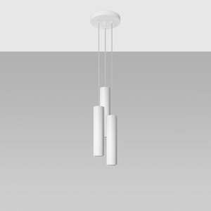 Sollux Lighting Hanglamp LAGOS 3P wit