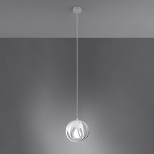 Sollux Lighting Pendant lamp TULOS 1 white
