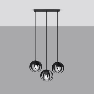 Sollux Lighting Pendant lamp TULOS 3L black